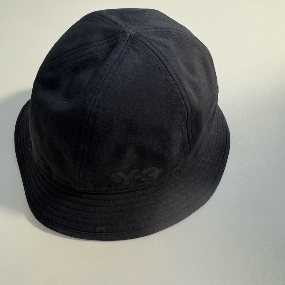 Y3 reversible Black Bucket Hat